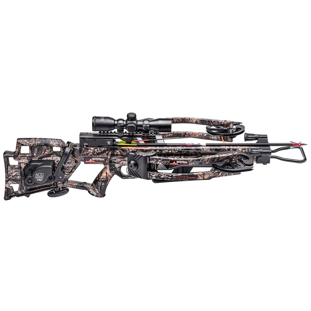 Wicked Ridge RDX 400 Crossbow w/ACUdraw PRO, Pro-View Scope, Mossy Oak Country WR19060-5523
