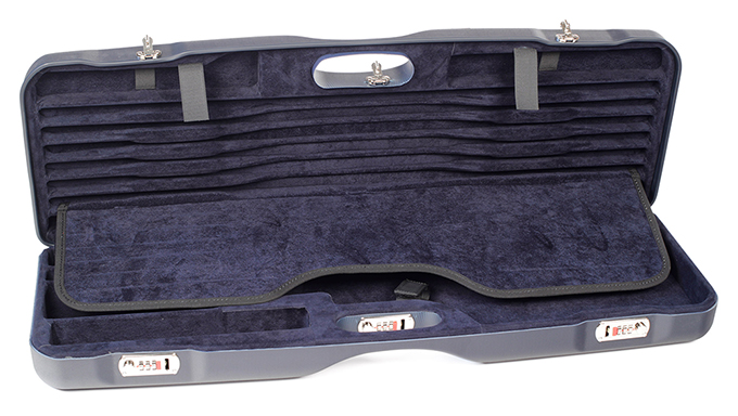 Negrini One Gun Skeet High Rib with Forend Off Blue/Blue Interior 1659LR-TUBE/5159