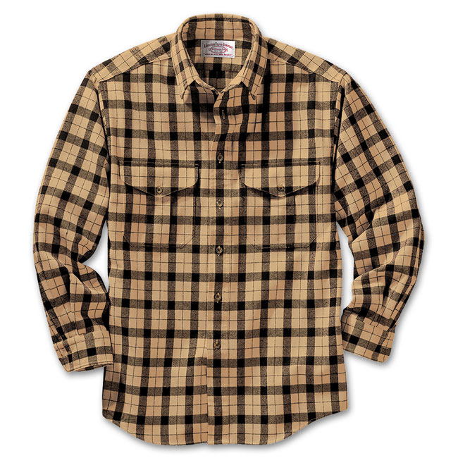 Filson Alaska Guide Shirt Camel Black XL 12006