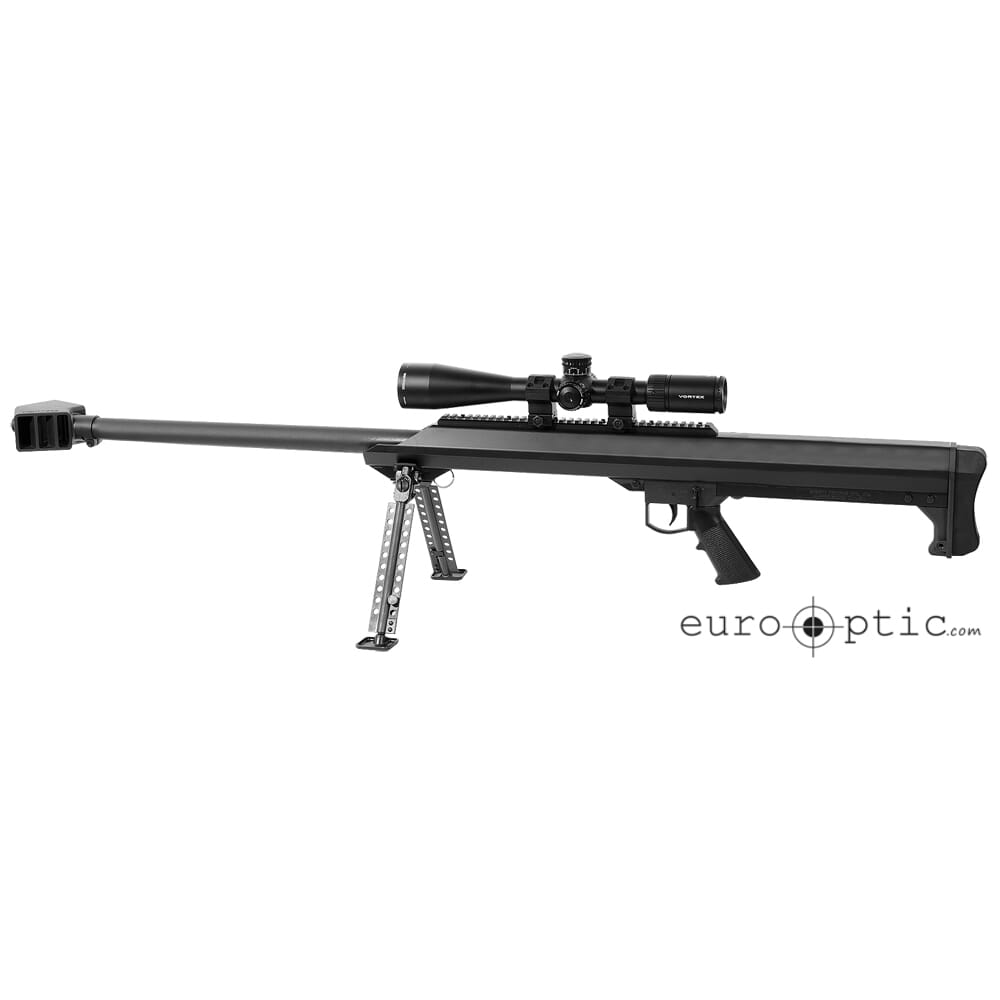 Barrett M99 .50 BMG Optics Pkg. Black 32" Heavy Bbl with Vortex Viper 5-25x56 FFP EBR-2C MRAD Scope and 30mm Ultra High Rings 18641