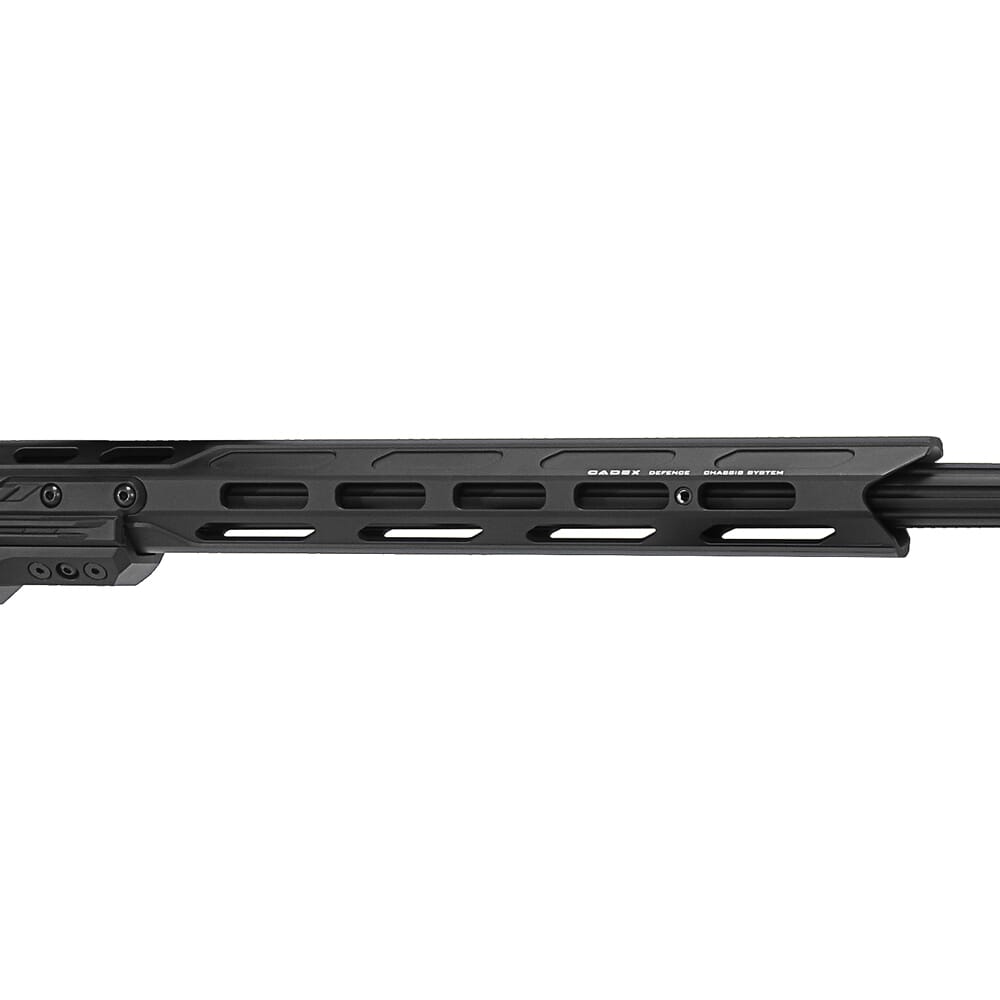 Cadex Defense R7 Lite Comp M-LOK Black 6 Creedmoor 24" 20 MOA Skeleton Rifle CDXR7-LCP-6CM-24-B-MB-BLK