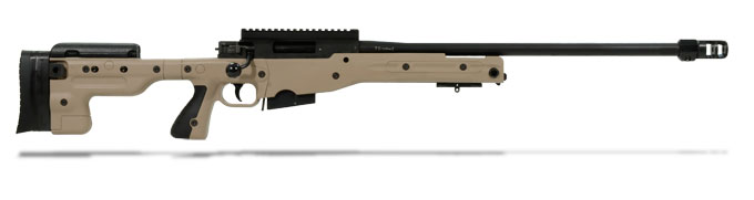 Accuracy International AT Rifle - Fixed Pale Brown Stock - 308 Win 24 inch threaded bbl std brake - small firing pin