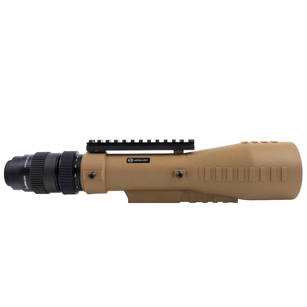 Athlon Cronus Tactical 7-42x60mm UHD Straight Tan Spotting Scope w/Ranging Reticle 311003T