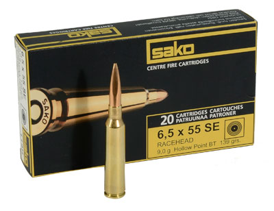 Sako 6.5x55 SE 139gr Racehead Rifle Ammunition