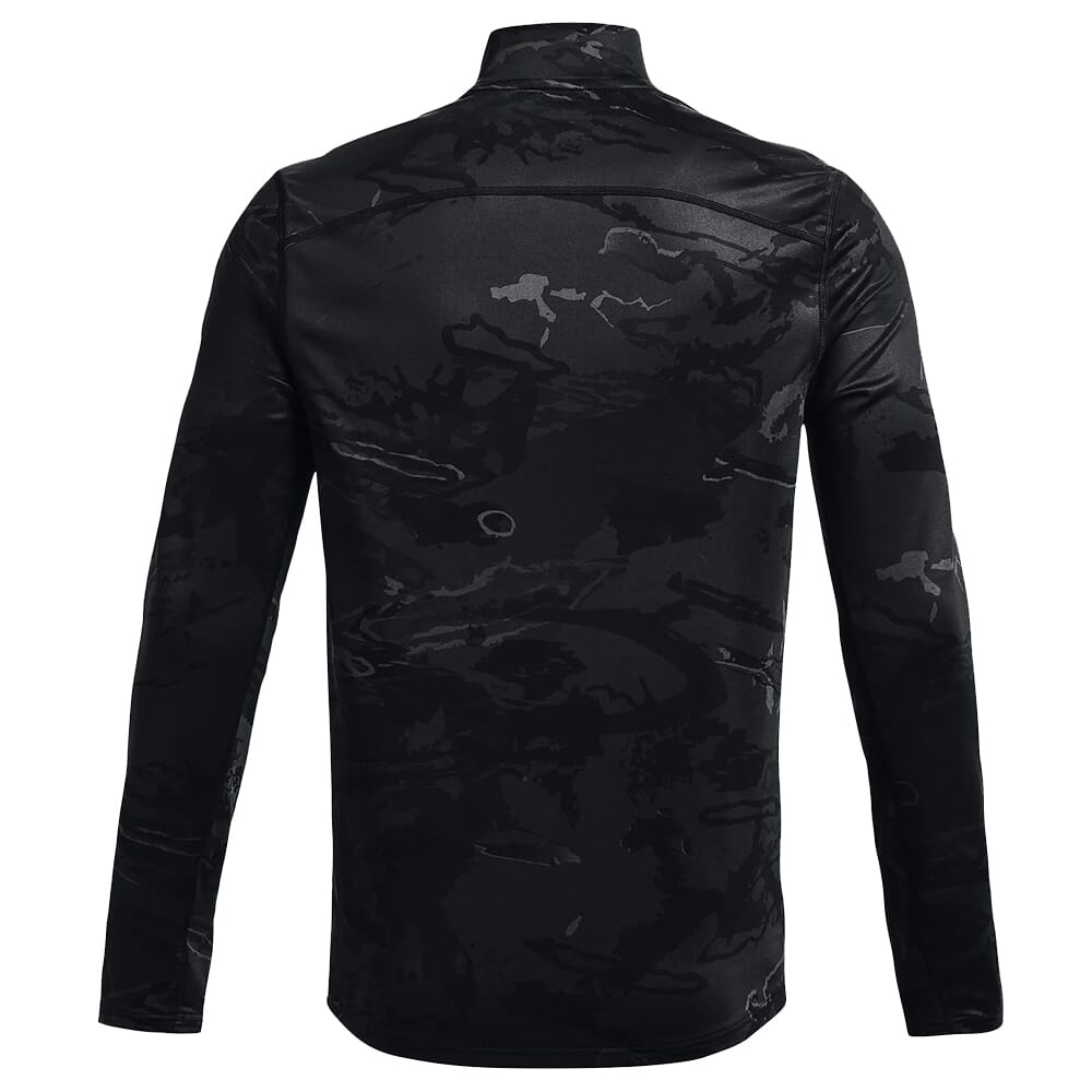Under Armour Camo ColdGear Infrared Mock Neck Long Sleeve Tee UA Blackout Camo/Black MD 1372605-998006