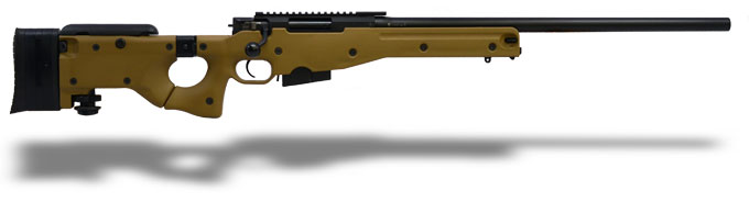Accuracy International AW .308 24' Plain bbl,No Brake, Pic Rail, Dark Earth Folder, Butt Spike, Qcheek, Qbutt