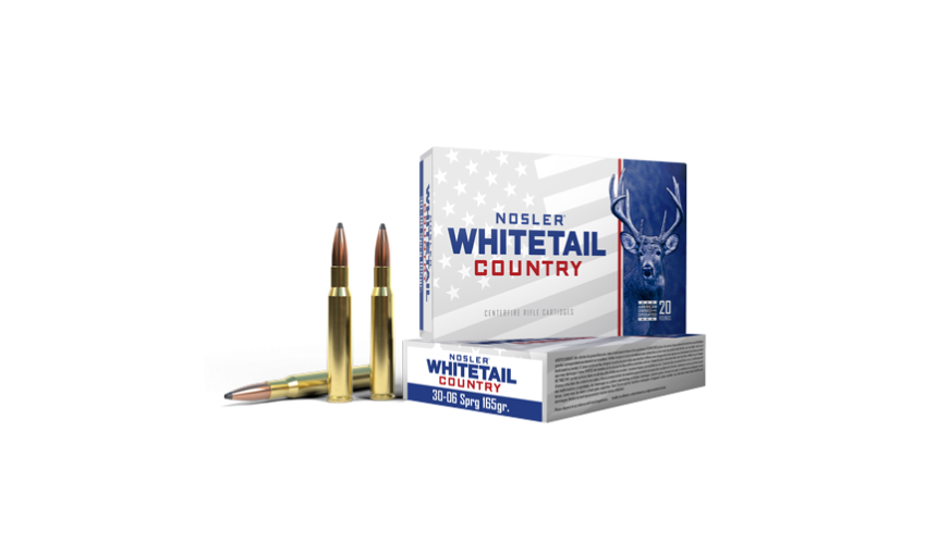 Nosler Whitetail Country WCA - 30-06 Sprg 165g SB SP (20ct) Ammunition 40125