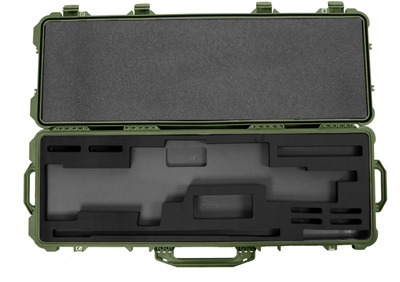Pelican custom hard case for Desert Tech SRS OD Green - Desert Tech