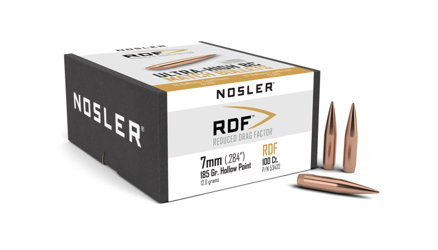 Nosler RDF RDF - 7mm 185g HPBT (100ct) Bullets 53432