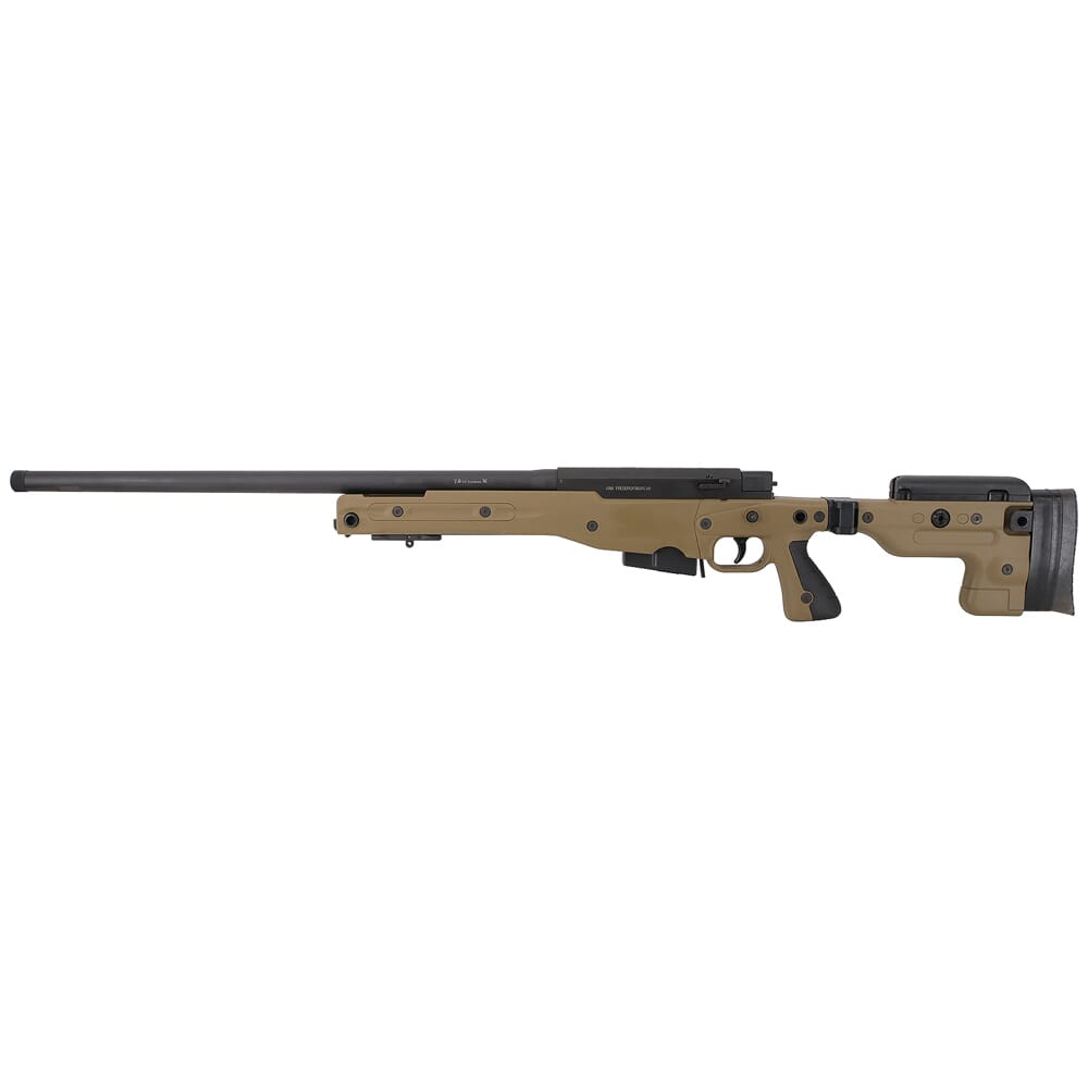 Accuracy International AT 6.5 Creedmoor 24" Threaded Folding Stock Dark Earth Like New Demo Rifle ATR6524FODE
