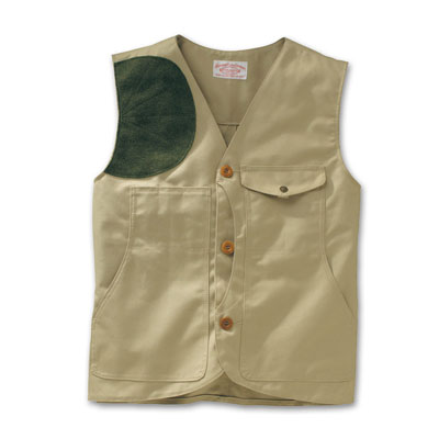 Filson XS Khaki Scout Vest FIL-10426-KH