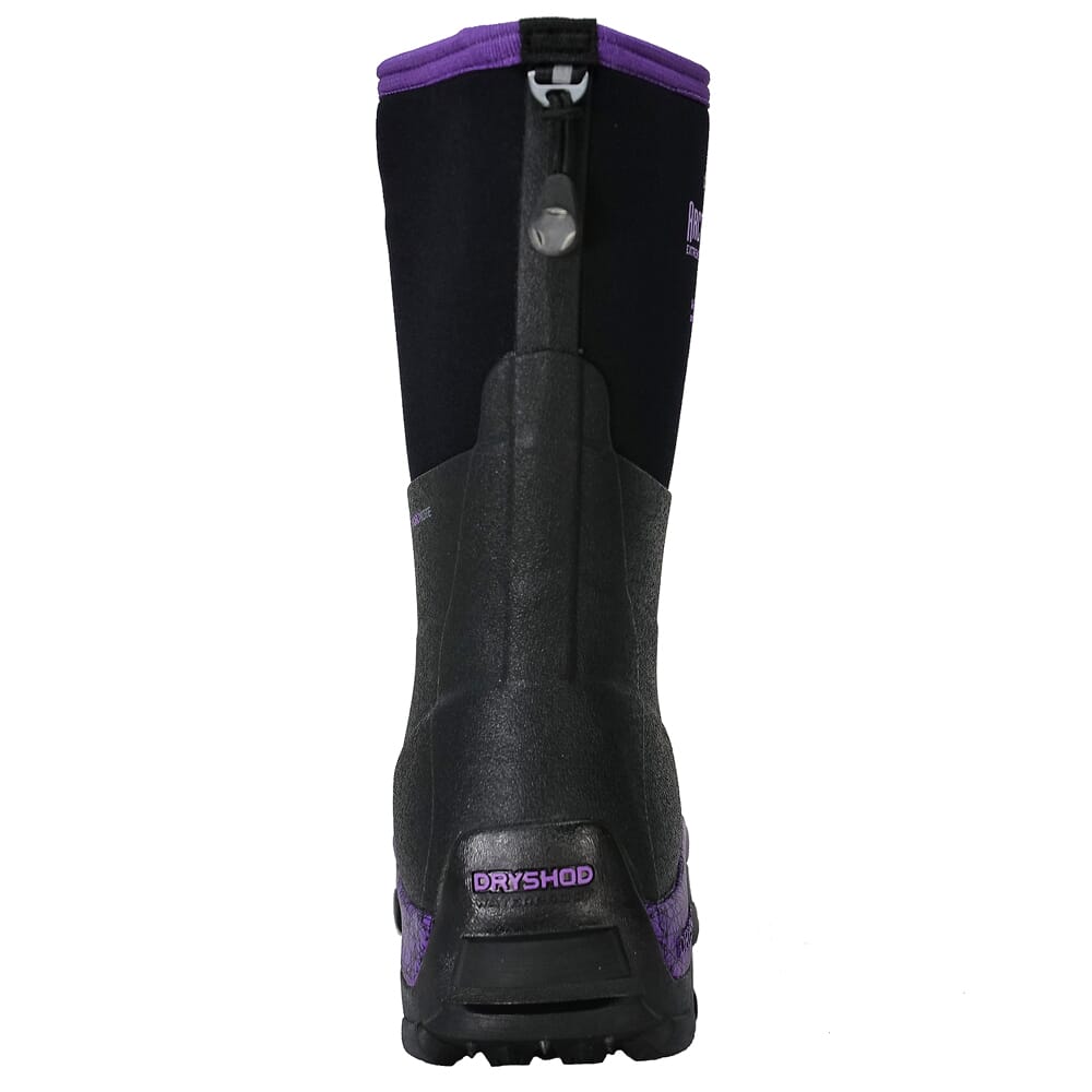 Dryshod Women's Arctic Storm Mid Black/Purple Size 10 Boot ARS-WM-PP-W10