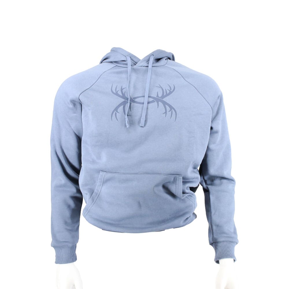 Under Armour Rival Fleece Antler Hoodie Black/Jet Gray MD 1380258-002003