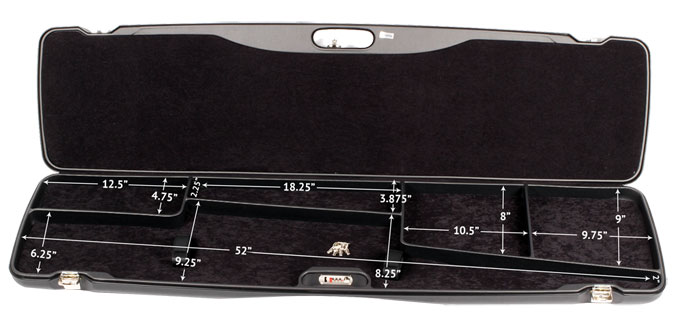 Negrini Scoped Rifle & Storage Case 1644R/5213