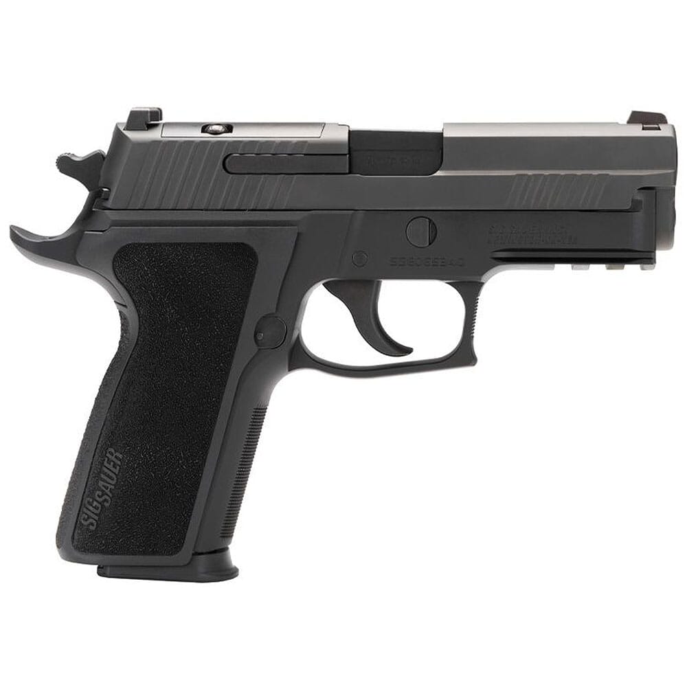 Sig Sauer P229 Elite Compact 9mm 3.9" Bbl Optics Ready Black DA/SA Pistol w/(2) 15rd Steel Mags, E2 Grip & SIGLITE E29R-9-BSE-R2