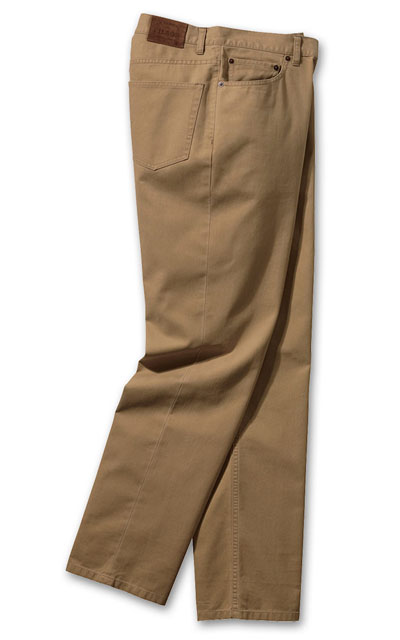 Filson Dark Tan Antique 5-Pocket Pants 14001