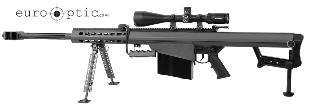 Barrett 82A1 Rifle System .50BMG 20" Black w/Nightforce SHV 5-20x56 and NF Rings A203 18573