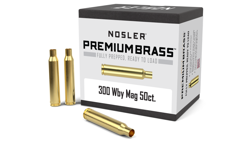 Nosler Premium Brass Box Brass - 300 Wby (50ct) Brass 10180