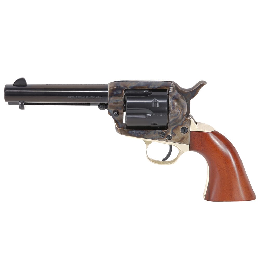 Uberti 1873 Cattleman II Brass .357 Mag 4.75" Bbl Ret Firing Pin C/H Frame Brass B/S & T/G 6rd Revolver 356200
