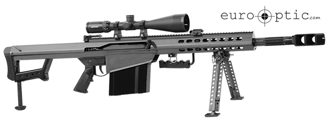 Barrett 82A1 Rifle System .50BMG 20&quot; Black w/Nightforce SHV 4-14x56 C520 and NF Rings A203 18314
