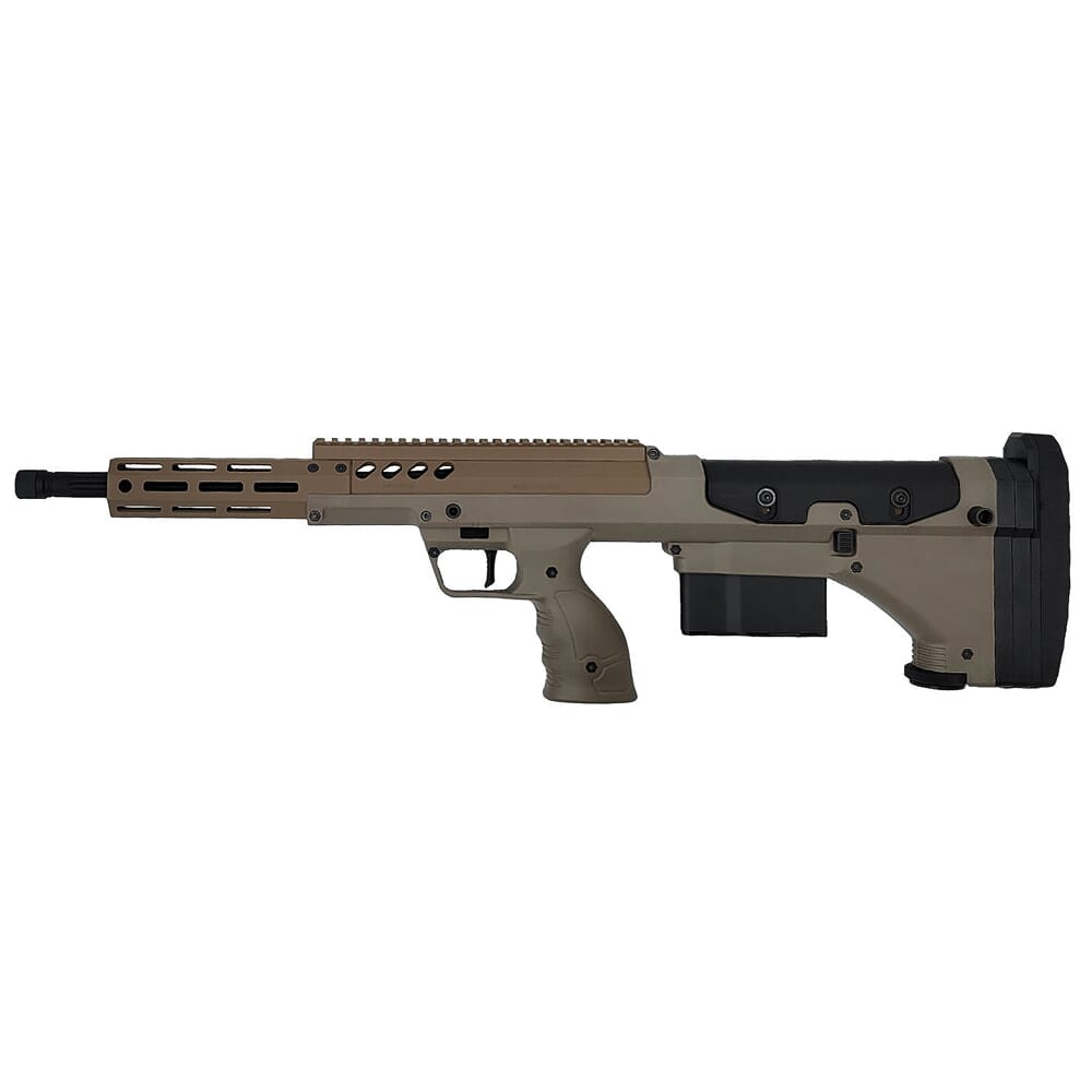 Desert Tech SRSA2 Covert 6.5 Creedmoor 18" 1:8" 5/8x24" Bbl 6rd FDE Bolt-Action Rifle SRS-RF-C-D18R-FF