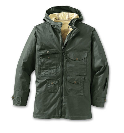 Filson XS Olive/Tan Redwood Zip Anorak FIL-10421-VT