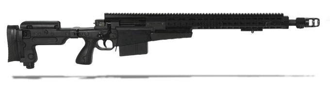 AX338 Lapua 20" Barrel, Brake, Black, Butt Spike, Quick Butt, Quick Cheek