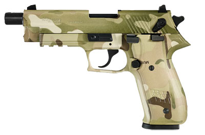 MULTICAM, Multicam Finish---Same as MULTICAM above, but with Threaded barrel MOS-22-MULTI-TB