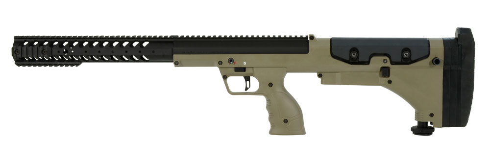 Desert Tech SRS A1 Blk-FDE Rifle Chassis w/ Monopod