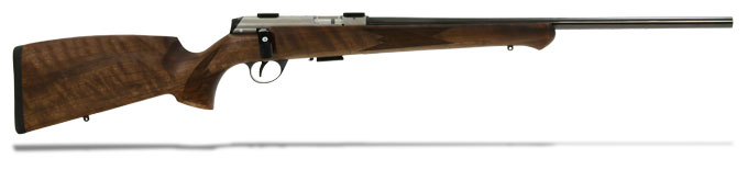 Anschutz 1727 F .17 HMR German Walnut 22&quot; Bbl Rifle w/2-Stage Trigger 013139