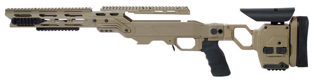 Cadex Defense Lite Strike Chassis for Tikka-T3 Short Action STKLT-TIK-RH-SA-TAN