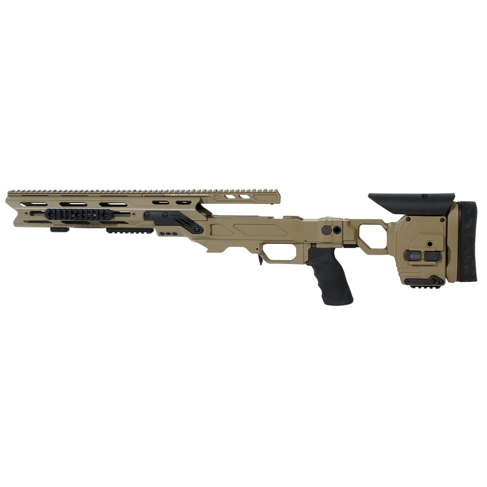 Cadex Dual Strike Sako TRG-22 SA .308 Win. Hybrid Tan/Black Skeletonized Chassis STKDL-SKO-RH-XSA
