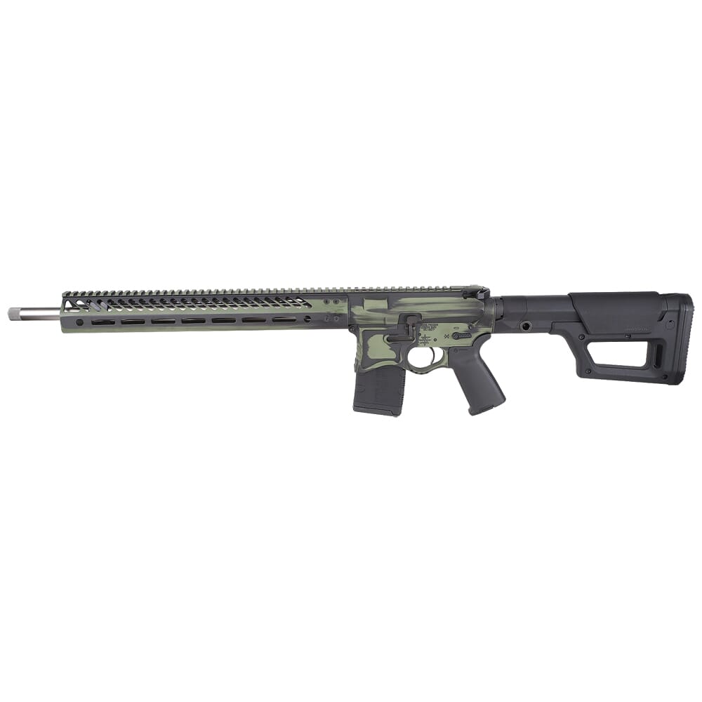 Seekins Precision DMR 6mm ARC 18" 1:8" 1/2"x28 TPI Bbl Battle Worn OD Green Rifle 0011300117-F-ODG-BW