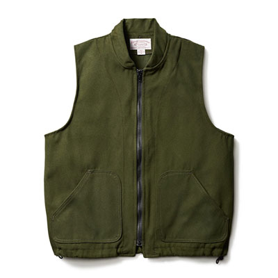 Filson Moleskin Vest/Liner DarkOlive XS FCO-009863 FIL-10035-DarkOlive-XS