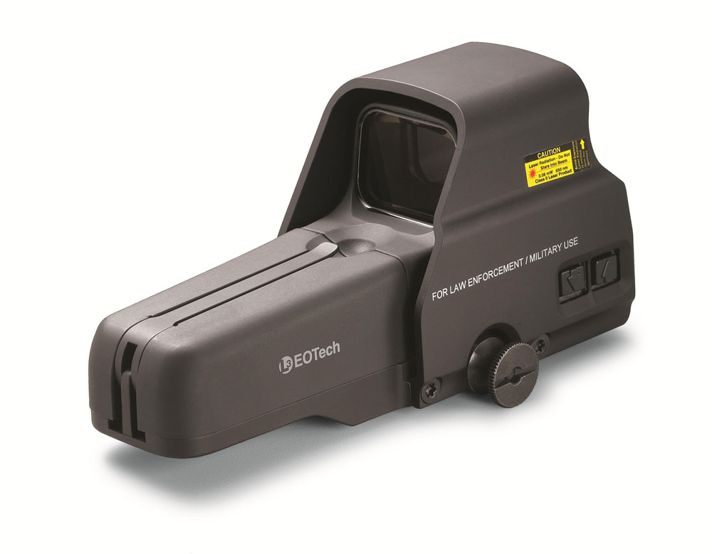 AA battery; units with buttons located on left side of unit,reticle pattern with 65 MOA ring and 1 M 517.A65