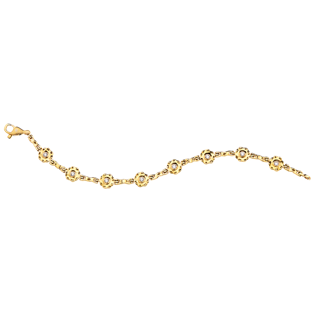 Alex Sepkus 18K and Diamond "Flora" Bracelet