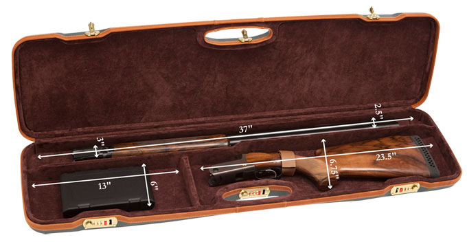 Negrini One Shotgun 36.5" Case Green/Brown 1607SLX/4712
