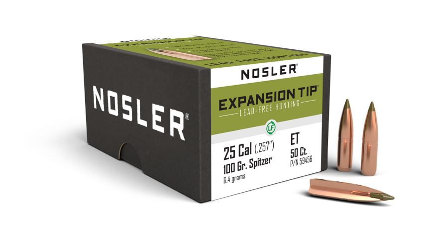 Nosler E-Tip ET - 25 100g SP b635 (50ct, M/P of 3) Bullets 59456