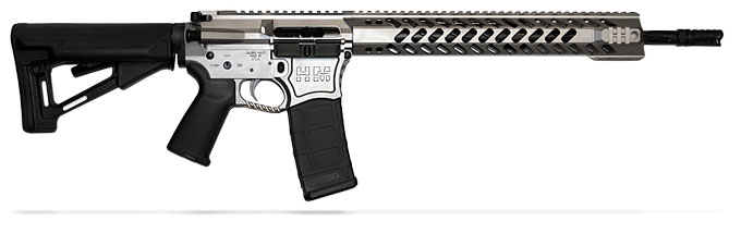 HM15 5.56 NATO Billet Upper & Low Nickel bbl Rail HM15-SPFCR-556-NB-LR