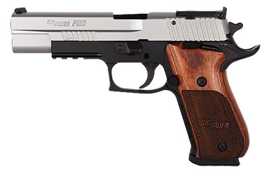 SUPER MATCH, 2-Tone, Beavertail, SAO Trigger, Adjustable Sights, Wood Grips, Test Target 220BR5-45-TAS-SUP