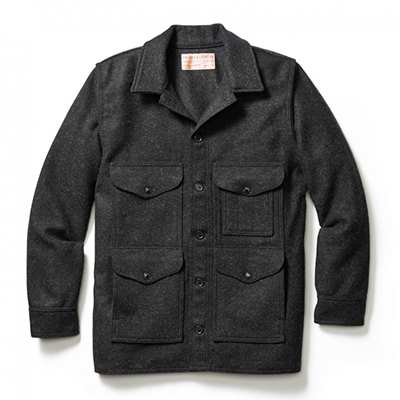 Filson Mackinaw Crusier X- Long (Ak Fit) Charcoal M-LONG FCO-010515 FIL-10044-Charcoal-M-LONG