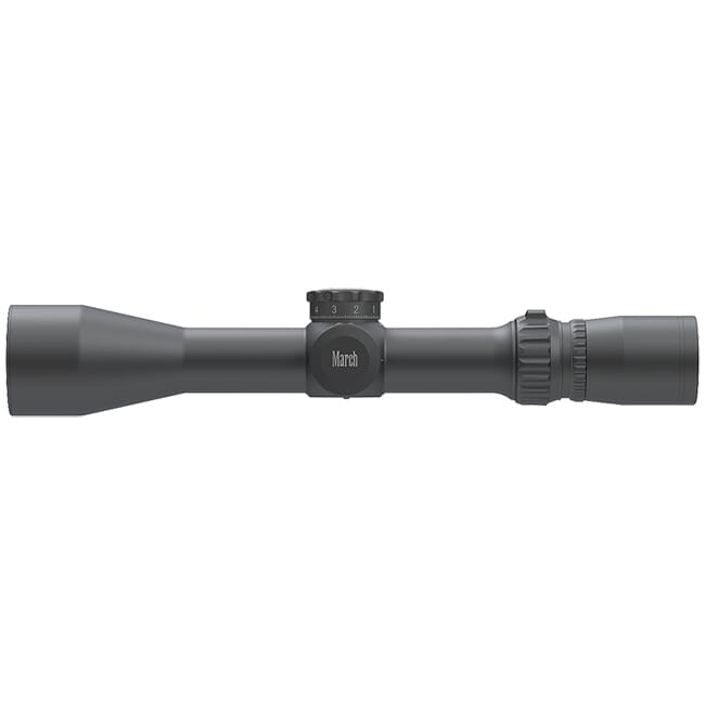 March Compact Tactical 2.5-25x52 MML Reticle 0.1MIL Riflescope D25V52TML