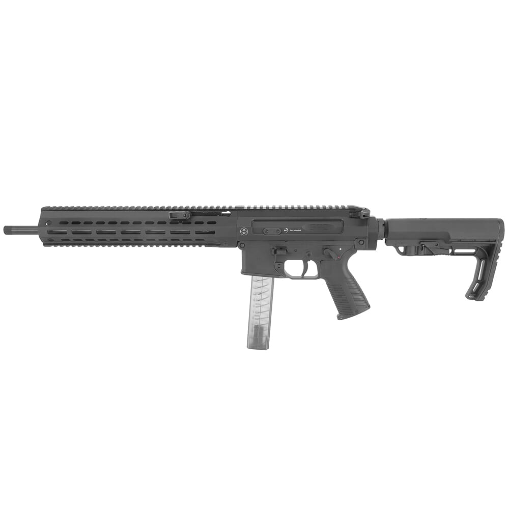 B&T SPC9 Carbine 9mm 16" Bbl Black Pistol BT-500003-SPORT