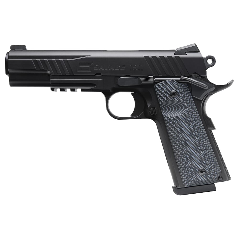 Savage Arms 1911 Gov't Style .45 ACP 5" 1:16 Bbl Black Nitride Semi-Auto Pistol w/Rail 67210