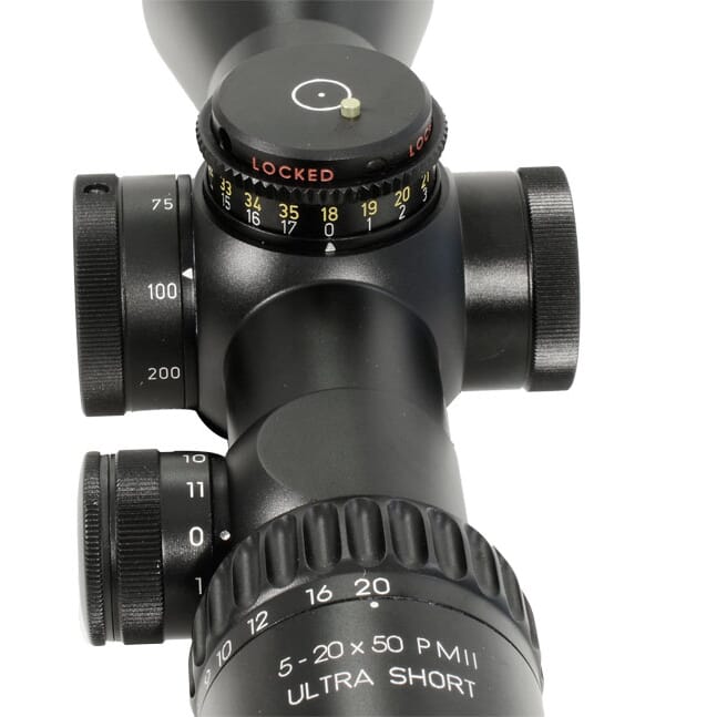 Schmidt Bender 5-20x50 PM II Ultra Short LP P4FL 1cm ccw DT27 MTC LT / ST Riflescope 673-911-972-G8-E8