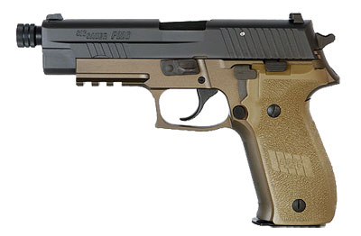 COMBAT, FDE Frame Finish, Chrome-lined Barrel, SLITE Night Sights, 1913 Picatinny Rail---Same as P22 E26R-9-CBT-TB