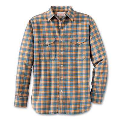 Filson XS Blue Jay Plaid Seattle II Shirt 10398-JP