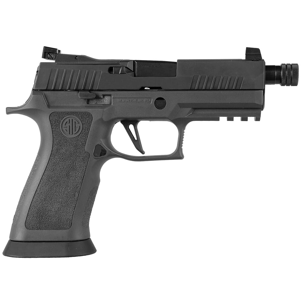 Sig Sauer P320 XCarry Legion 9mm 4.6" 1/2x28 Threaded Bbl, XRay3 Sights, Legion Gray, TXG Grip Module Pistol w/(3)17rd Mags 320XCA-9-LEGION-TB-R2