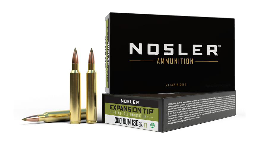 Nosler E-Tip ETA - 300 RUM 180g ET SP (20ct) Ammunition 40144