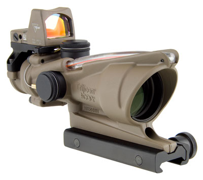 Trijicon ACOG 4x32 .223 Red Chevron FDE TA31-D-100324